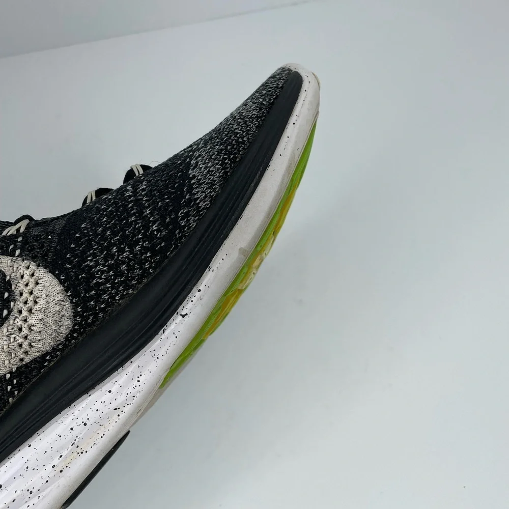 Nike Lunar Flyknit 3 Running Shoes Oreo Black White 698182-001 Womens Size 9.5 - Picture 12 of 14